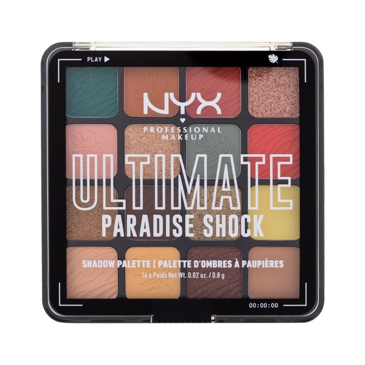 NYX Professional Makeup Ultimate Fard de pleoape pentru femei 13,28 g Nuanţă 01 Paradise Shock
