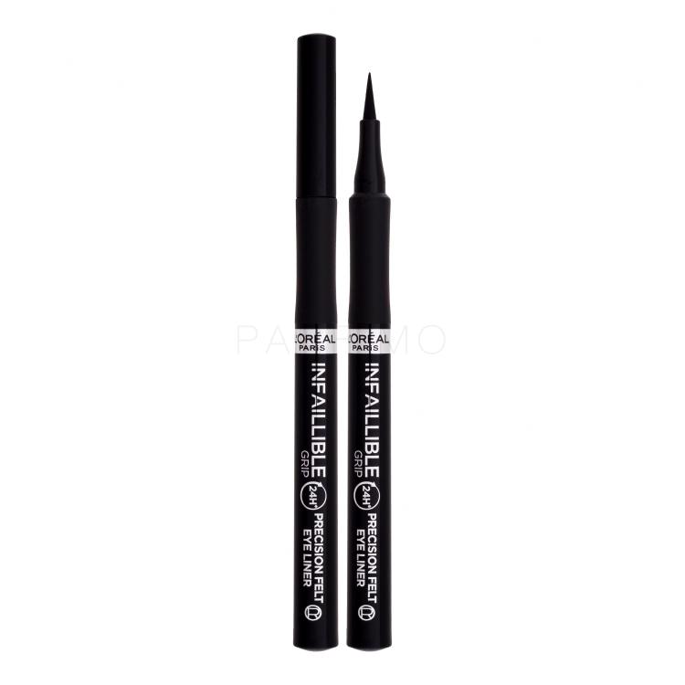 L'Oréal Paris Infaillible Grip 24H Precision Felt Eyeliner Tuș de ochi pentru femei 1 ml Nuanţă 01 Black