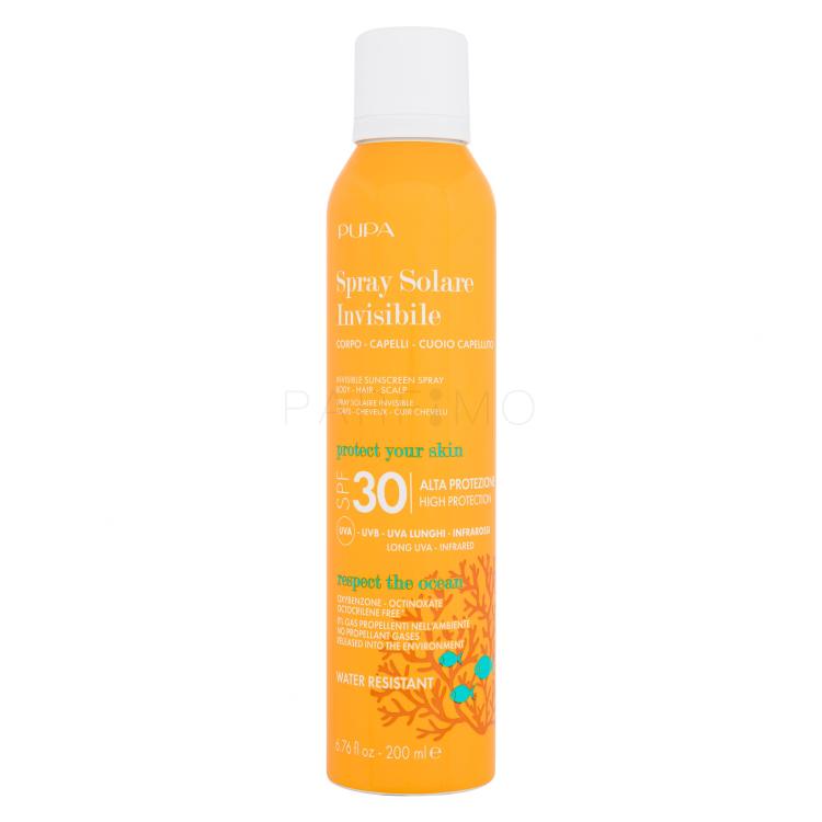 Pupa Invisible Sunscreen Spray SPF30 Pentru corp 200 ml
