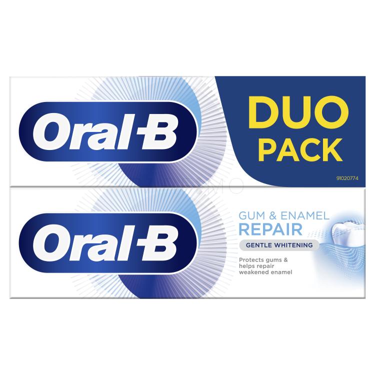 Oral-B Gum &amp; Enamel Repair Gentle Whitening Pastă de dinți 2x75 ml