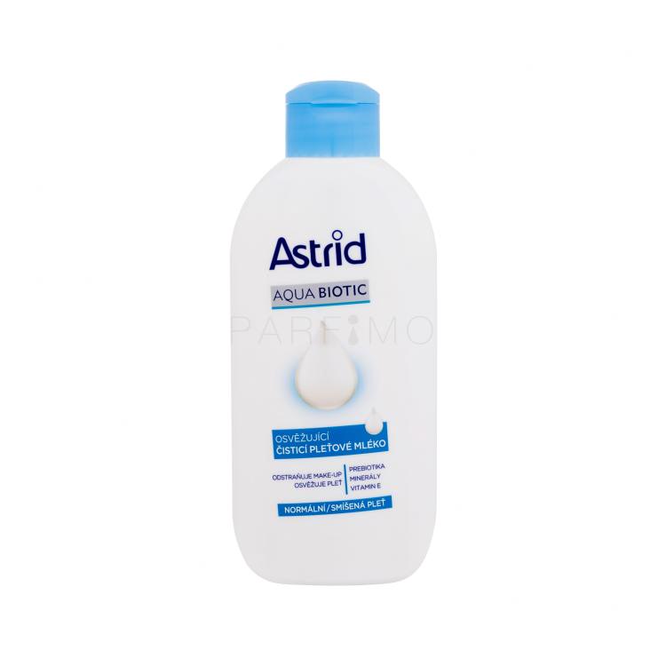 Astrid Aqua Biotic Refreshing Cleansing Milk Lapte de curățare pentru femei 200 ml