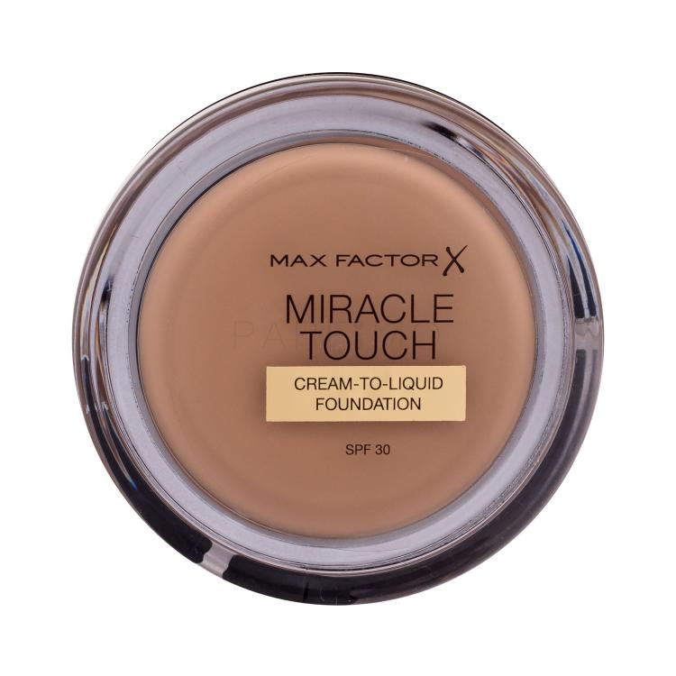 Max Factor Miracle Touch Cream-To-Liquid SPF30 Fond de ten pentru femei 11,5 g Nuanţă 080 Bronze