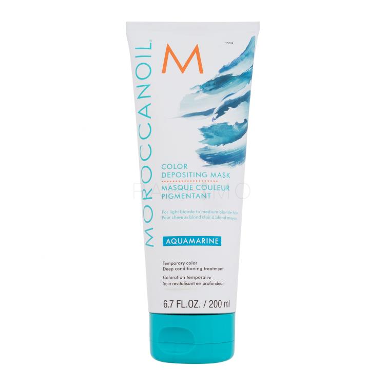 Moroccanoil Color Depositing Mask Vopsea de păr pentru femei 200 ml Nuanţă Aquamarine