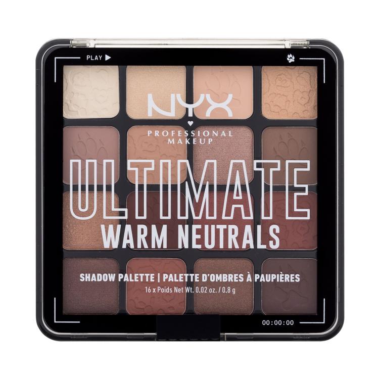 NYX Professional Makeup Ultimate Warm Neutrals Fard de pleoape pentru femei 12,8 g