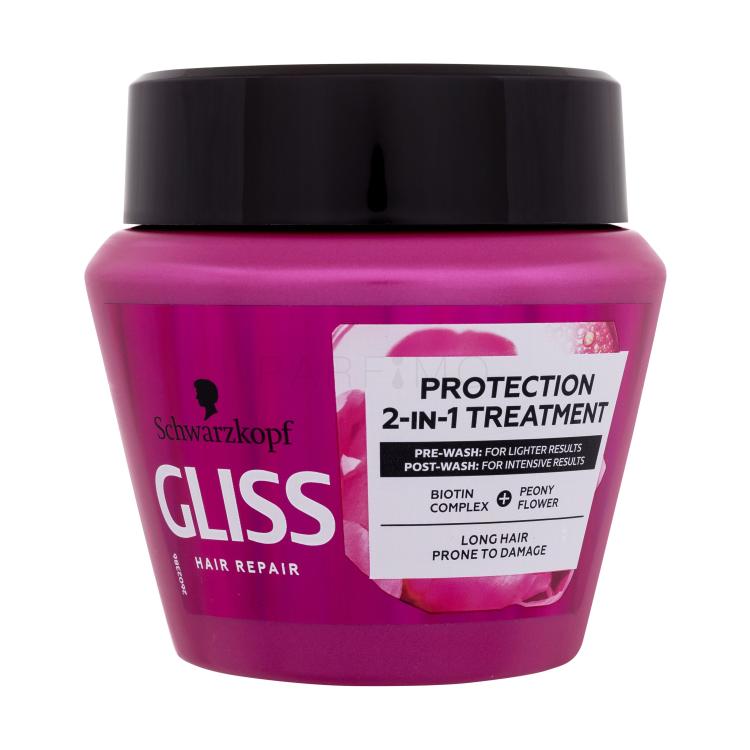 Schwarzkopf Gliss Supreme Length Protection 2-In-1 Treatment Mască de păr pentru femei 300 ml