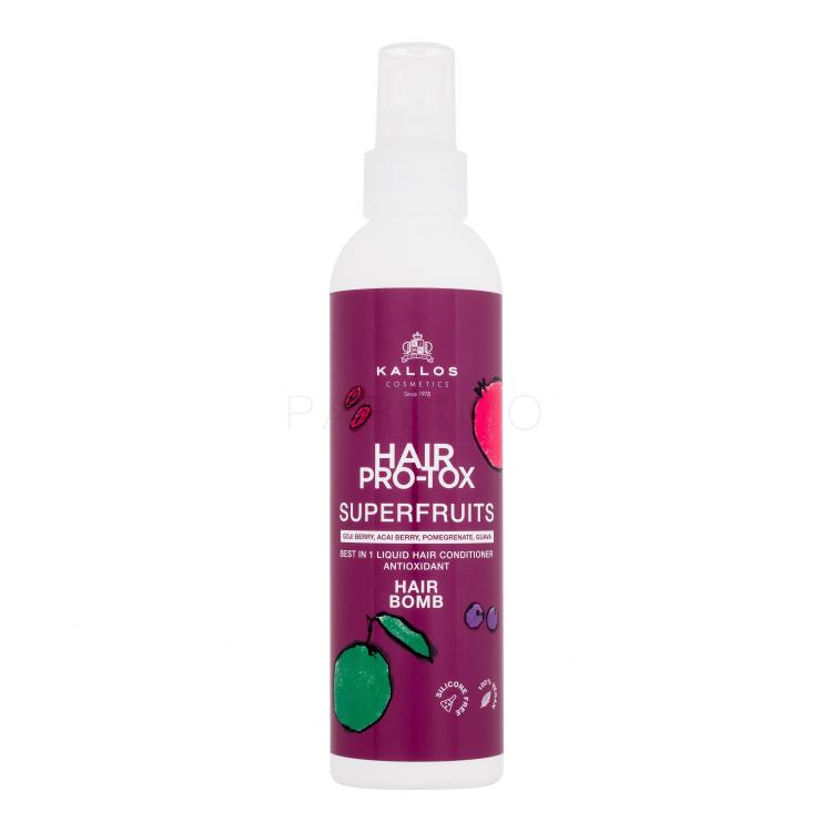 Kallos Cosmetics Hair Pro-Tox Superfruits Hair Bomb Balsam de păr pentru femei 200 ml