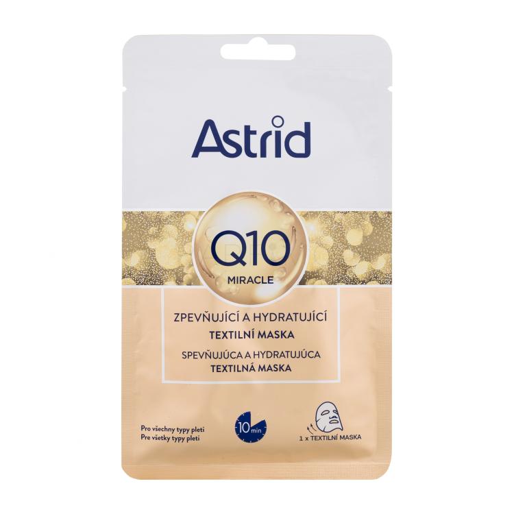 Astrid Q10 Miracle Firming and Hydrating Sheet Mask Mască de față pentru femei 1 buc