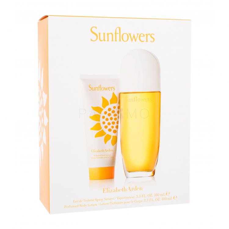 Elizabeth Arden Sunflowers Set cadou EDT 100 ml + Lapte de corp 100 ml
