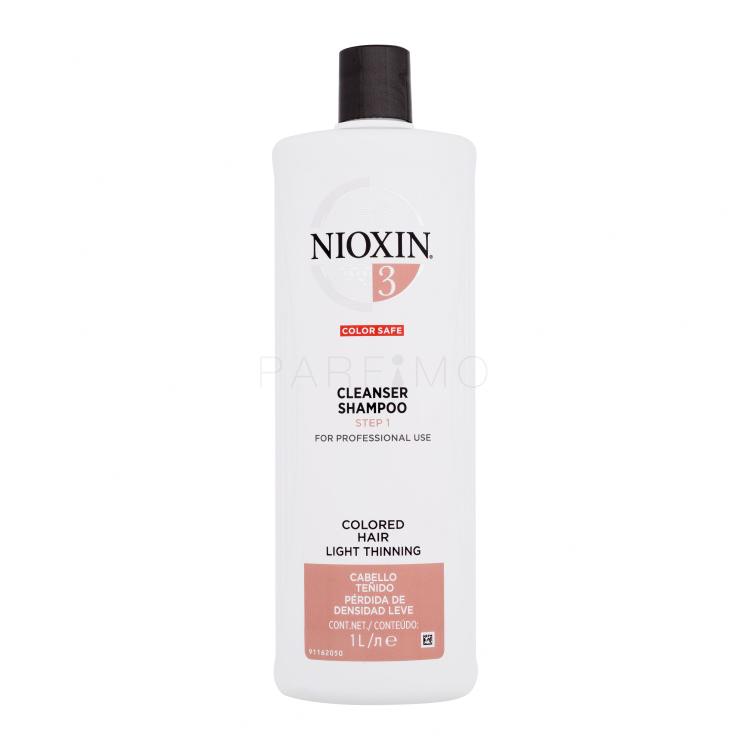 Nioxin System 3 Color Safe Cleanser Șampon pentru femei 1000 ml