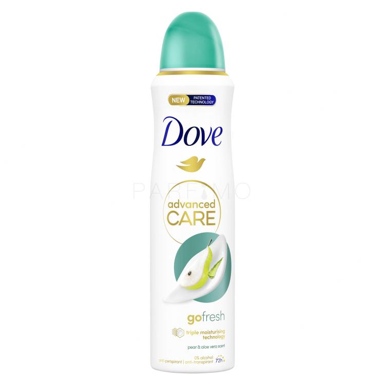 Dove Advanced Care Go Fresh Pear &amp; Aloe Vera 72h Antiperspirant pentru femei 150 ml