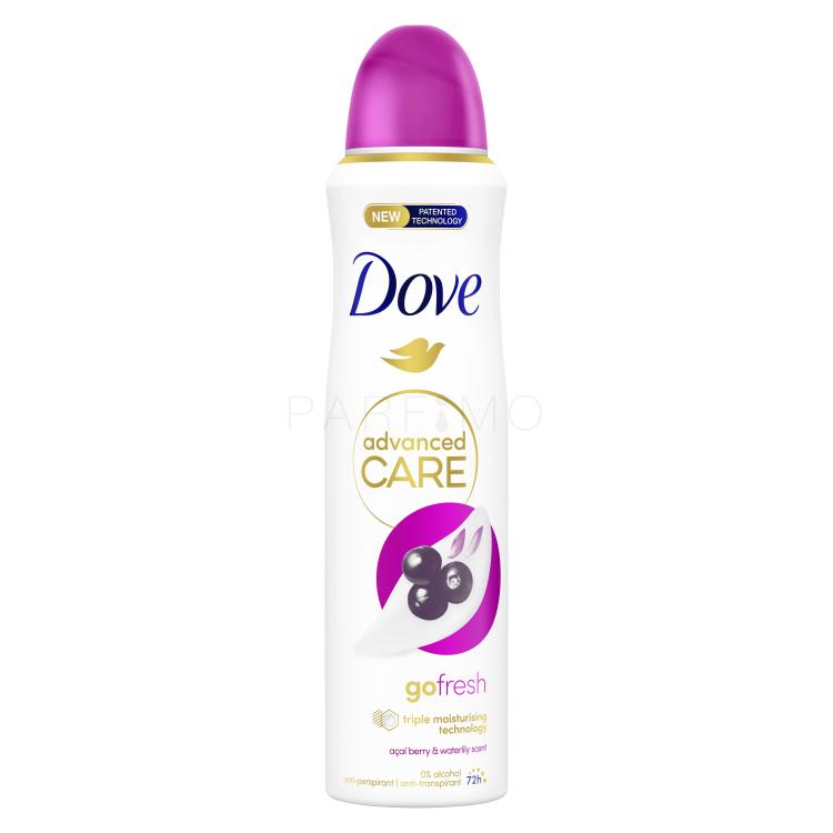 Dove Advanced Care Go Fresh Acai Berry &amp; Waterlily 72h Antiperspirant pentru femei 150 ml