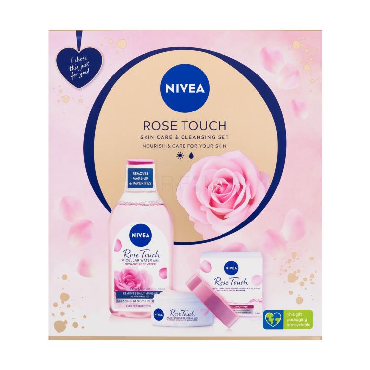 Nivea Rose Touch Set cadou Apă micelară Rose Touch 400 ml + gel-cremă de zi Rose Touch 50 ml