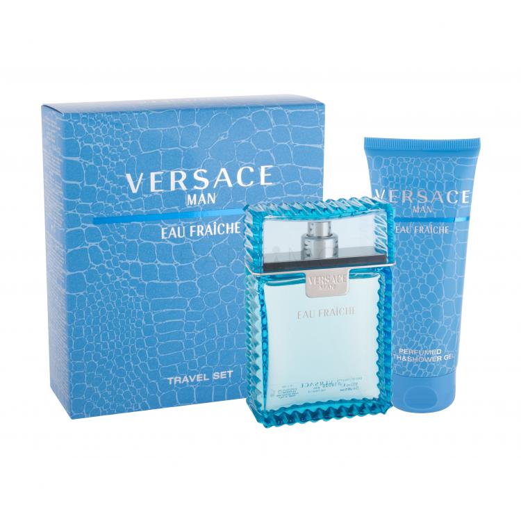 Versace Man Eau Fraiche Set cadou apa de toaleta 100 ml + gel de dus 100 ml