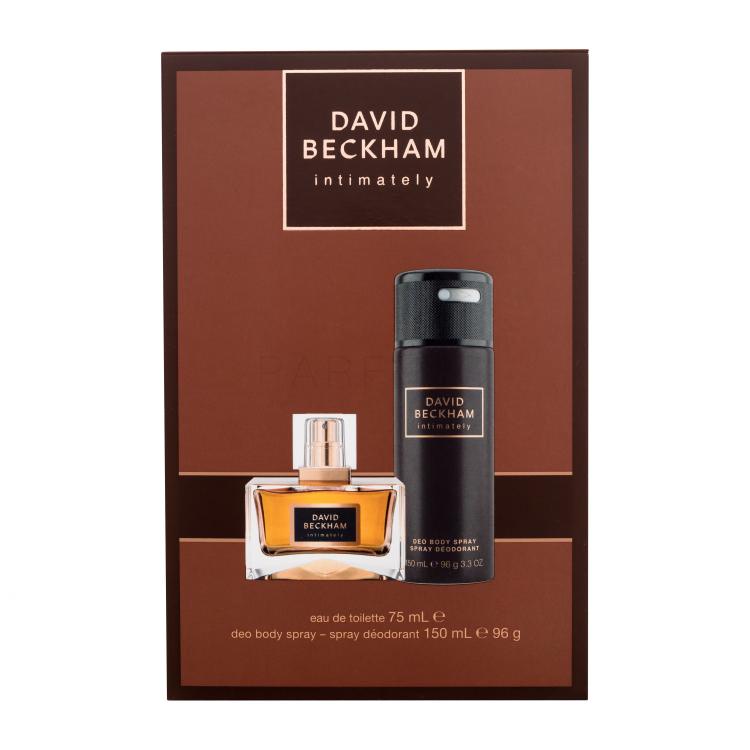 David Beckham Intimately Set cadou Apă de toaletă 75 ml + deodorant 150 ml