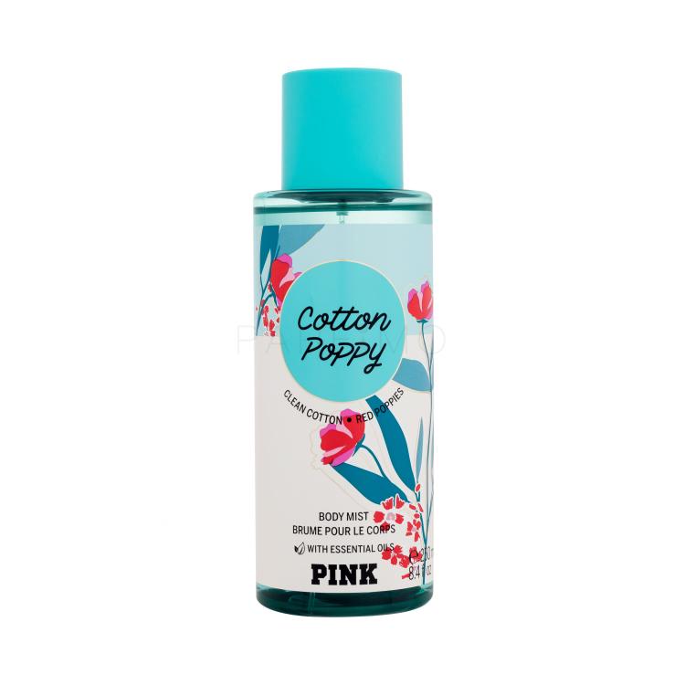 Victoria´s Secret Pink Cotton Poppy Spray de corp pentru femei 250 ml