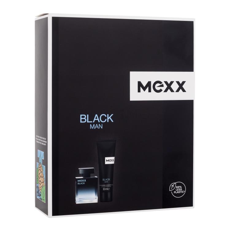 Mexx Black Man Set cadou Apă de toaletă 30 ml + gel de duș 50 ml
