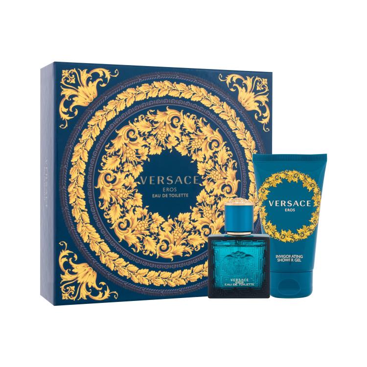 Versace Eros Set cadou Apă de toaletă 30 ml + gel de duș 50 ml Cutie cu defect
