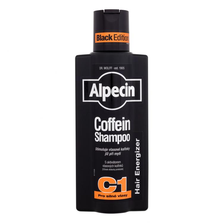 Alpecin Coffein Shampoo C1 Black Edition Șampon pentru bărbați 375 ml