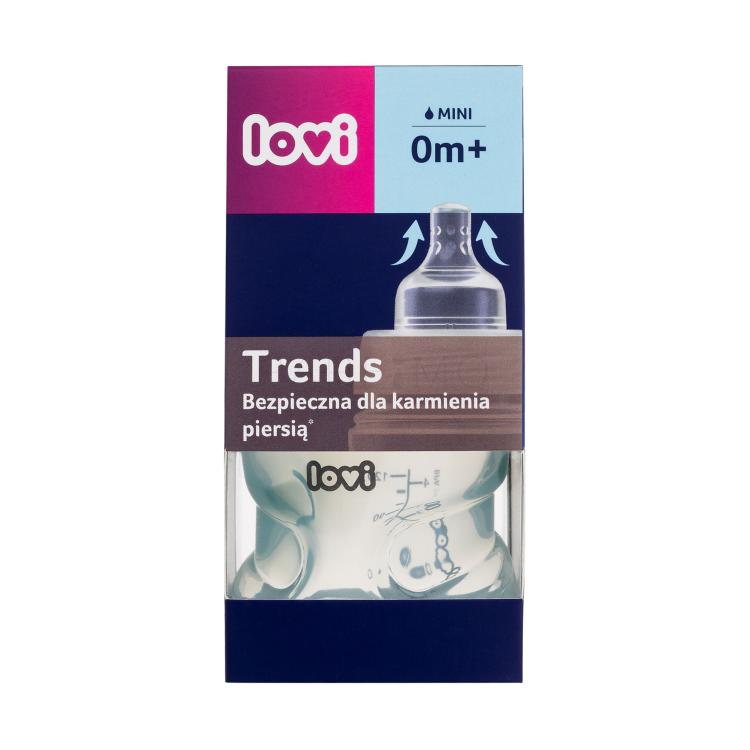 LOVI Trends Bottle 0m+ Green Biberoane pentru copii 120 ml