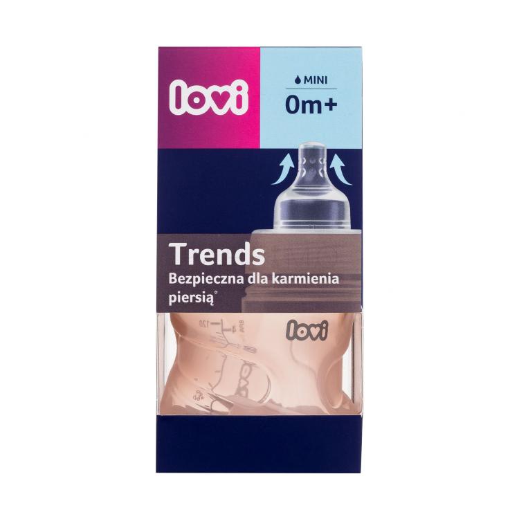 LOVI Trends Bottle 0m+ Pink Biberoane pentru copii 120 ml