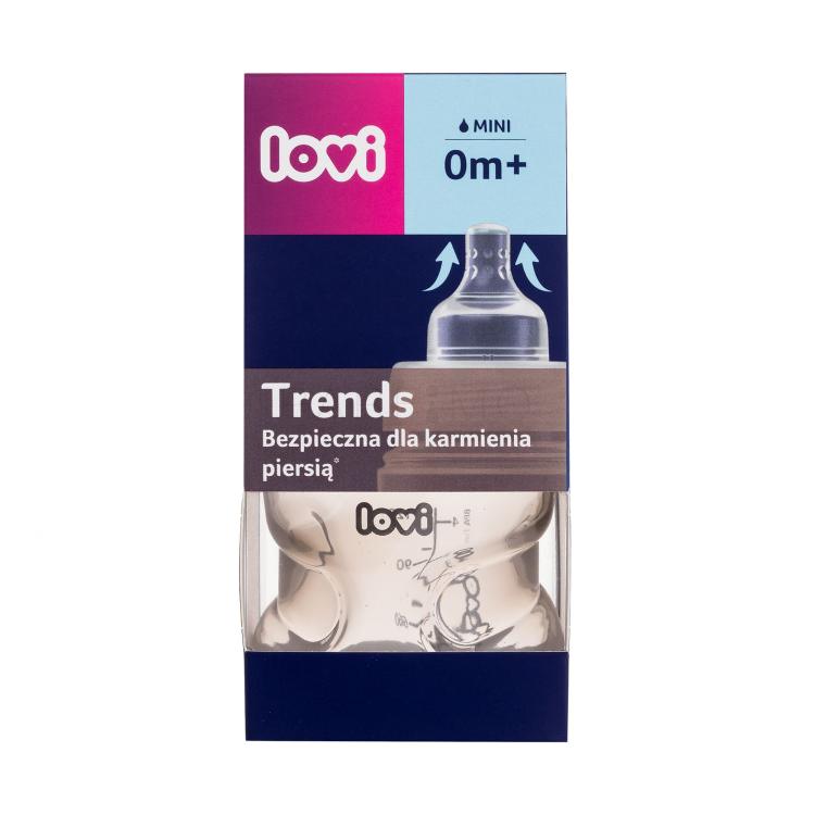 LOVI Trends Bottle 0m+ Beige Biberoane pentru copii 120 ml