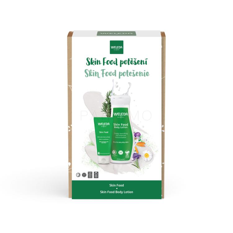 Weleda Skin Food Set cadou Loțiune de corp Skin Food 200 ml + Cremă de față și corp Skin Food Face and Body Cream 30 ml
