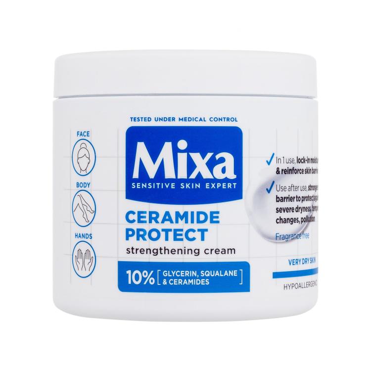Mixa Ceramide Protect Strengthening Cream Cremă de corp pentru femei 400 ml