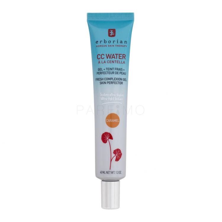 Erborian CC Water Fresh Complexion Gel Skin Perfector Cremă CC pentru femei 40 ml Nuanţă Caramel