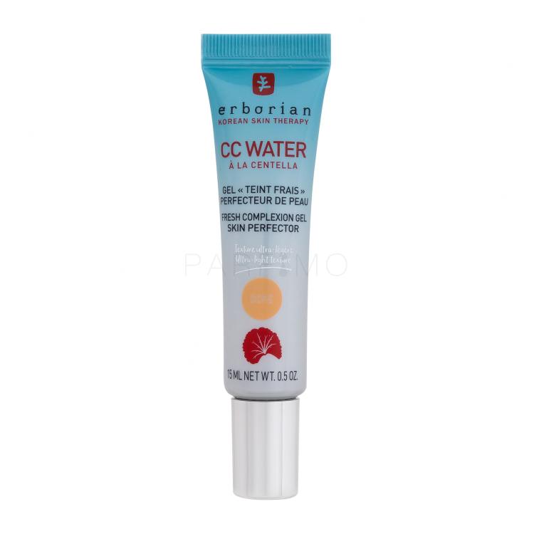 Erborian CC Water Fresh Complexion Gel Skin Perfector Cremă CC pentru femei 15 ml Nuanţă Doré