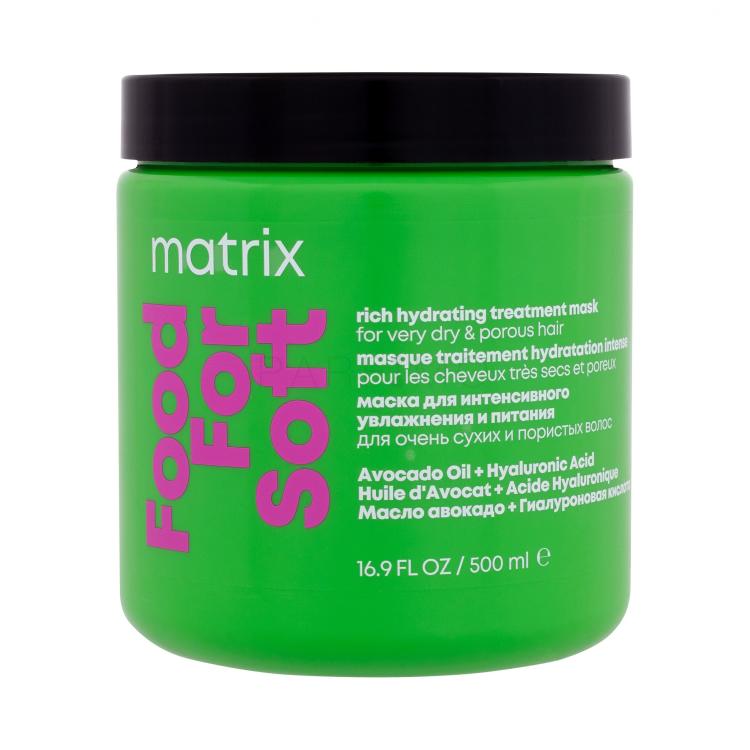 Matrix Food For Soft Rich Hydrating Treatment Mask Mască de păr pentru femei 500 ml