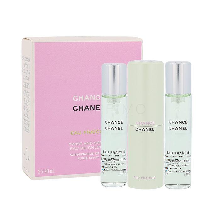 Chanel Chance Eau Fraîche Apă de toaletă pentru femei Rasucire flacon 3x20 ml