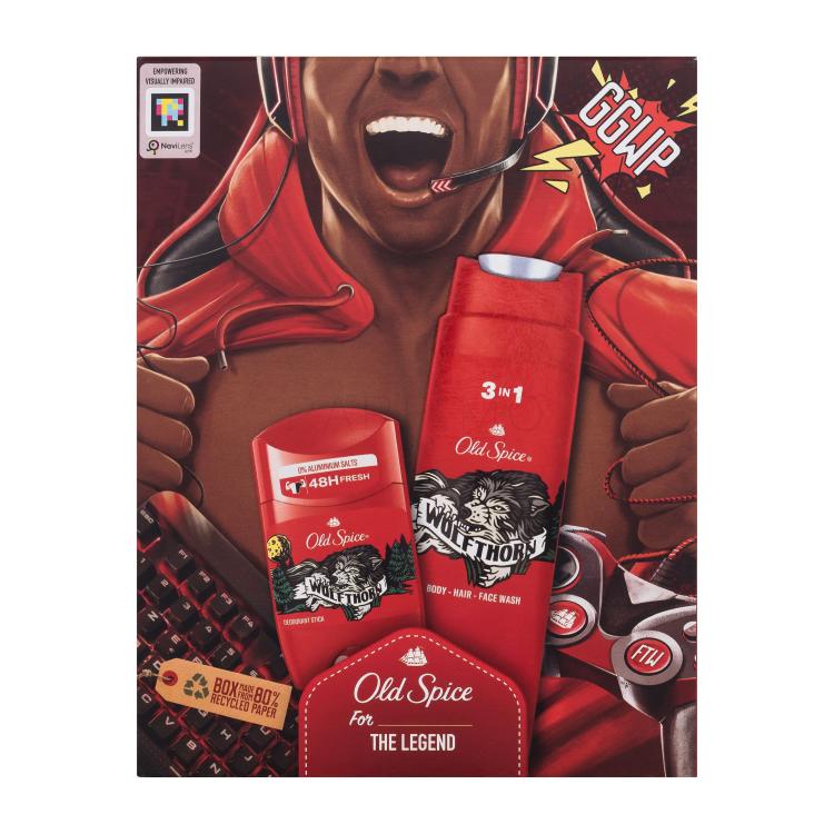 Old Spice Wolfthorn Set cadou Deostick 50 ml + gel de duș 3în1 250 ml