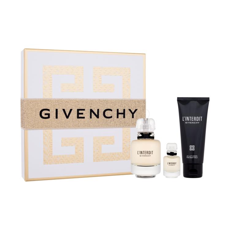 Givenchy L&#039;Interdit Set cadou Apă de parfum 50 ml + apă de parfum 10 ml + loțiune de corp 75 ml