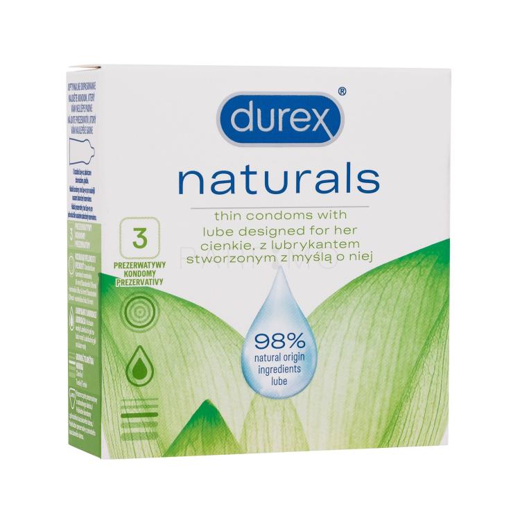 Durex Naturals Prezervative pentru bărbați Set