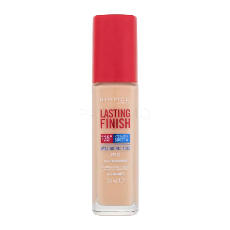 Rimmel London Lasting Finish 35H SPF20 Fond de ten pentru femei 30 ml Nuanţă 070 Sesame