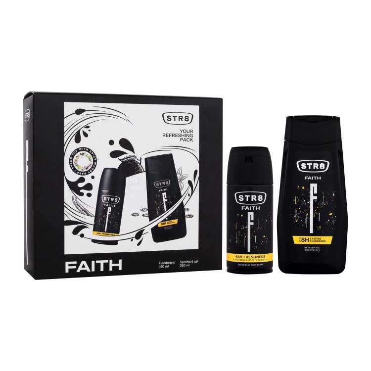 STR8 Faith 48h Set cadou Deodorant 150 ml + gel de duș 250 ml