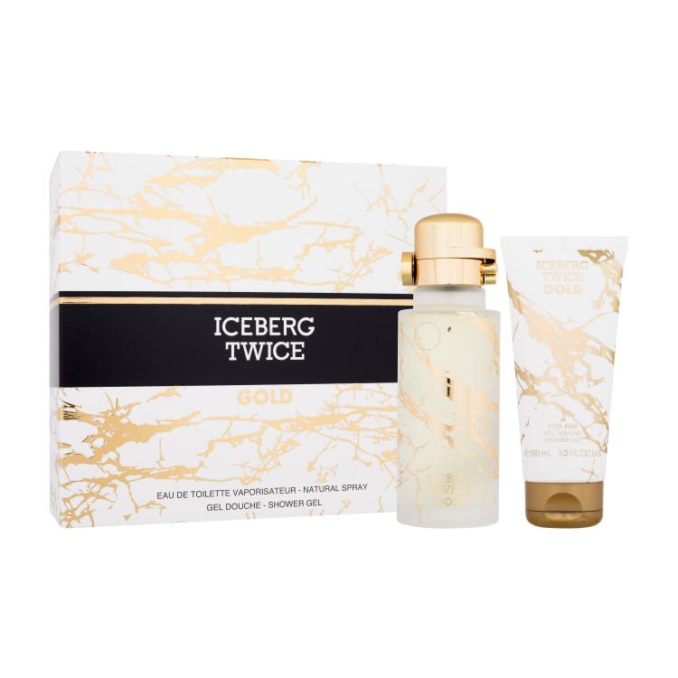 Iceberg Twice Gold Set cadou Apă de toaletă 125 ml + gel de duș 100 ml