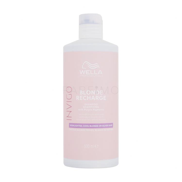 Wella Professionals Invigo Blonde Recharge Șampon pentru femei 500 ml