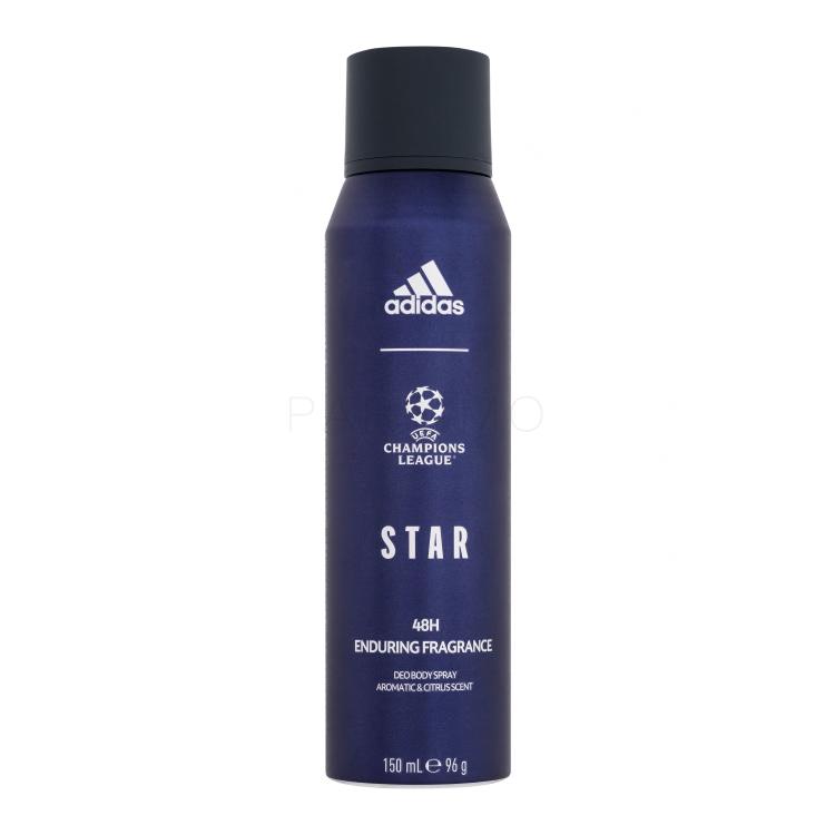 Adidas UEFA Champions League Star Aromatic &amp; Citrus Scent Deodorant pentru bărbați 150 ml