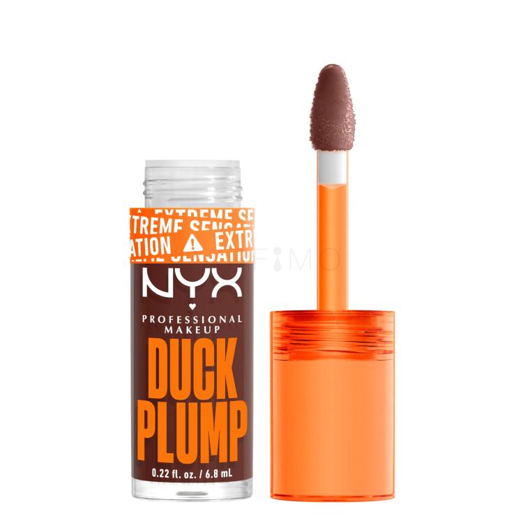 NYX Professional Makeup Duck Plump Luciu de buze pentru femei 6,8 ml Nuanţă 15 Twice The Spice