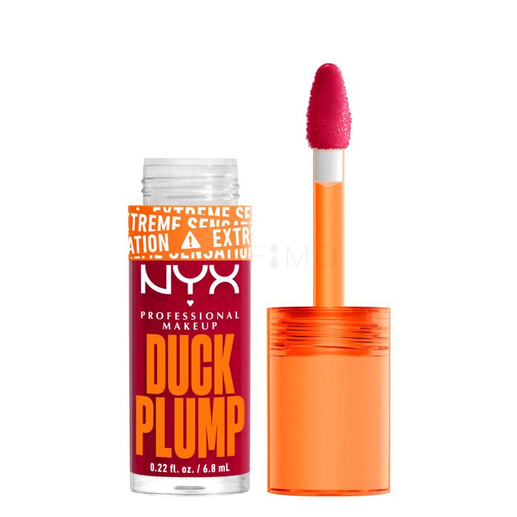 NYX Professional Makeup Duck Plump Luciu de buze pentru femei 6,8 ml Nuanţă 14 Hall Of Flame