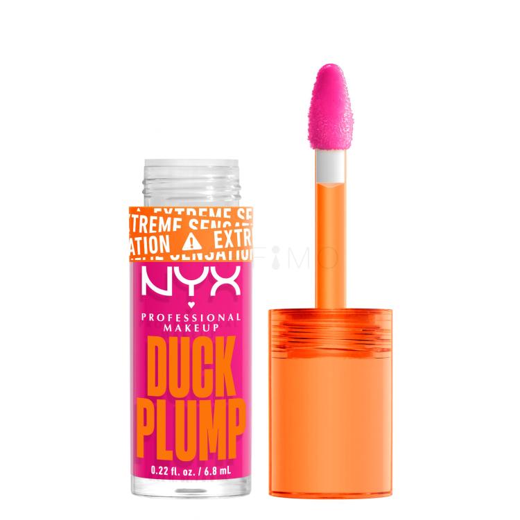 NYX Professional Makeup Duck Plump Luciu de buze pentru femei 6,8 ml Nuanţă 12 Bubblegum Bae