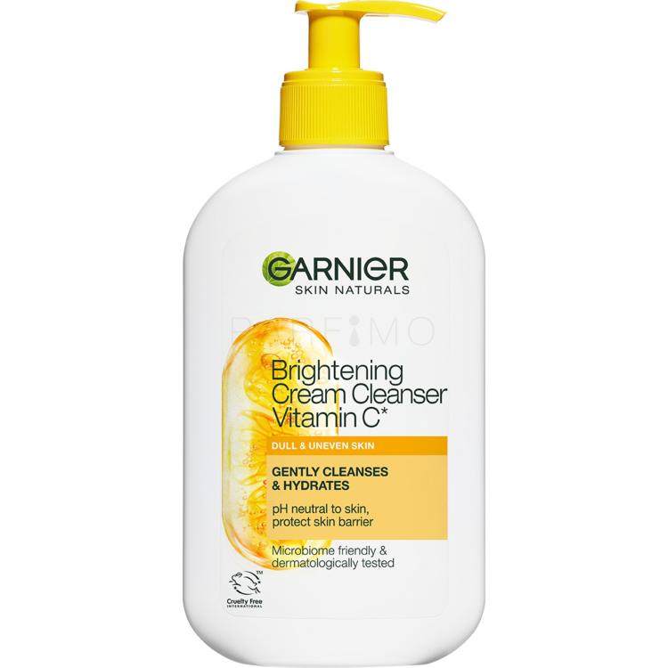 Garnier Skin Naturals Vitamin C Brightening Cream Cleanser Cremă demachiantă pentru femei 250 ml