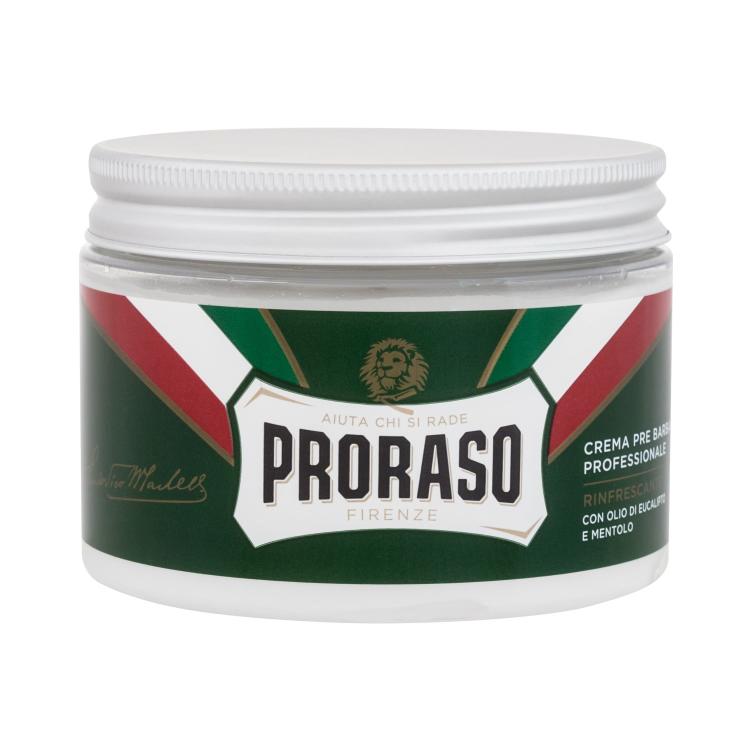 PRORASO Green Pre-Shave Cream Ulei de ras pentru bărbați 300 ml Cutie cu defect