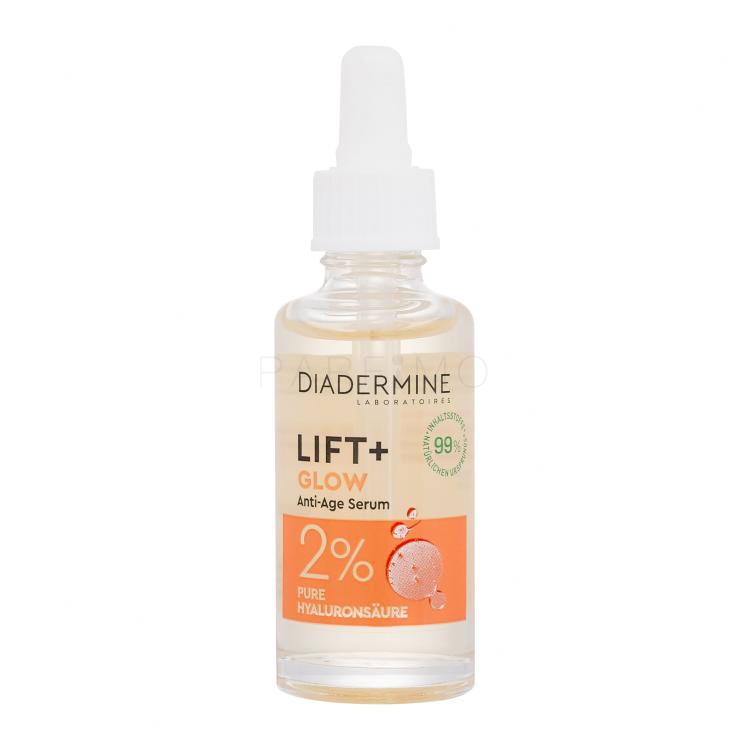 Diadermine Lift+ Glow Anti-Age Serum Ser facial pentru femei 30 ml