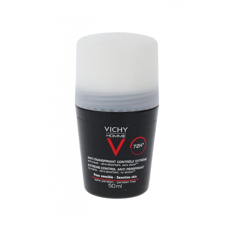 Vichy Homme Extreme Control 72H Antiperspirant pentru bărbați 50 ml