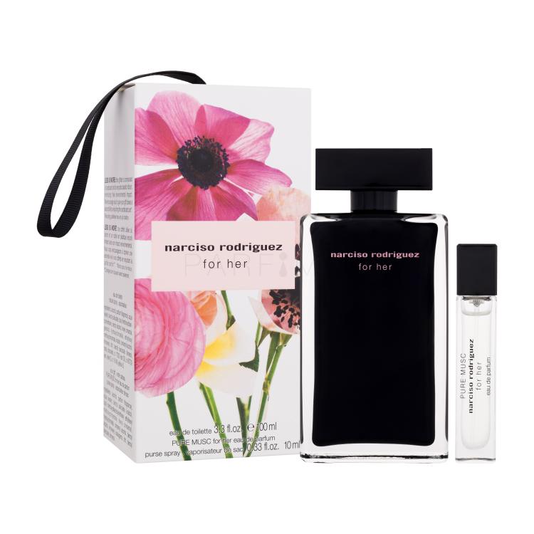 Narciso Rodriguez For Her Set cadou Apă de toaletă 100 ml + apa de parfum Pure Musc 10 ml