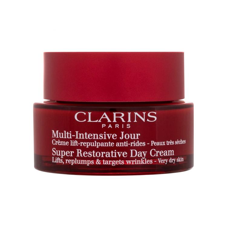 Clarins Super Restorative Day Cream Very Dry Skin Cremă de zi pentru femei 50 ml Cutie cu defect