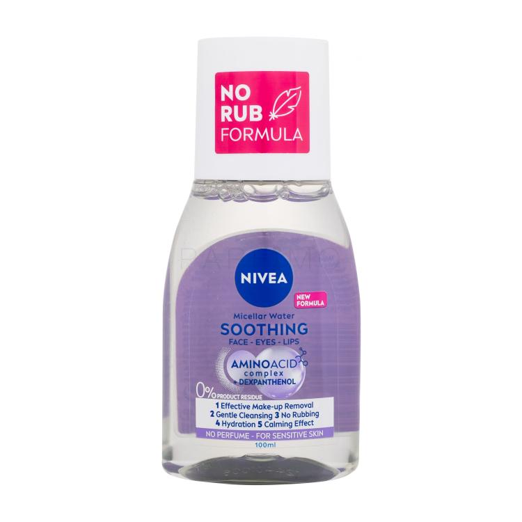 Nivea Micellar Water Soothing Apă micelară pentru femei 100 ml