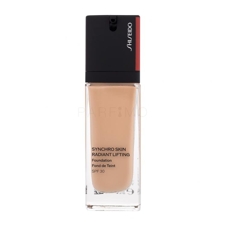 Shiseido Synchro Skin Radiant Lifting SPF30 Fond de ten pentru femei 30 ml Nuanţă 250 Sand